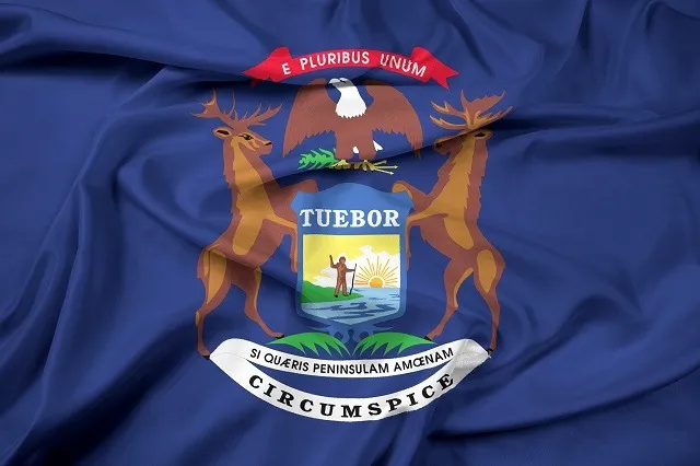 Michigan state flag